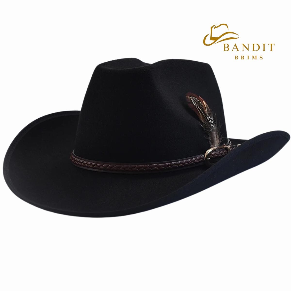 Stylish Unisex Western Felt Fedora Hat-classic Vintage Style 