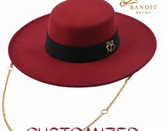Sombrero Fedora de ala ancha para mujer, estilo vintage y moderno.