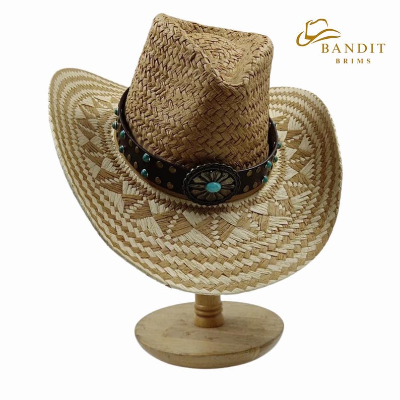 Western Cowboyhatt Vintage Style Filt Solhatt för Strand och Utomhusstil Color 03