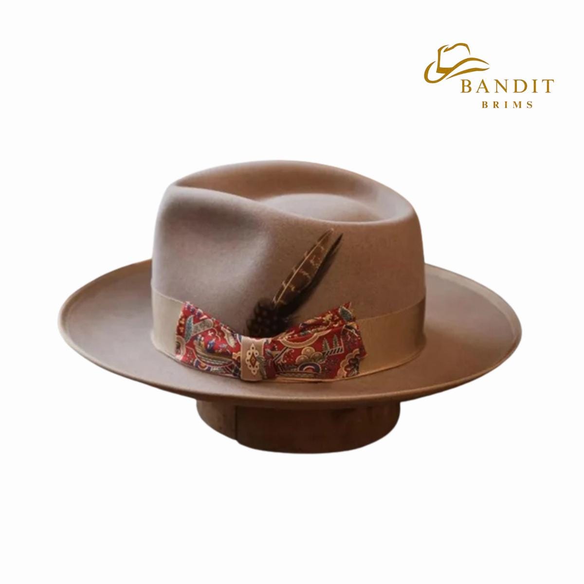 Unisex Wool Felt Fedora Hat Vintage Jazz Style Wide Brim - Etsy