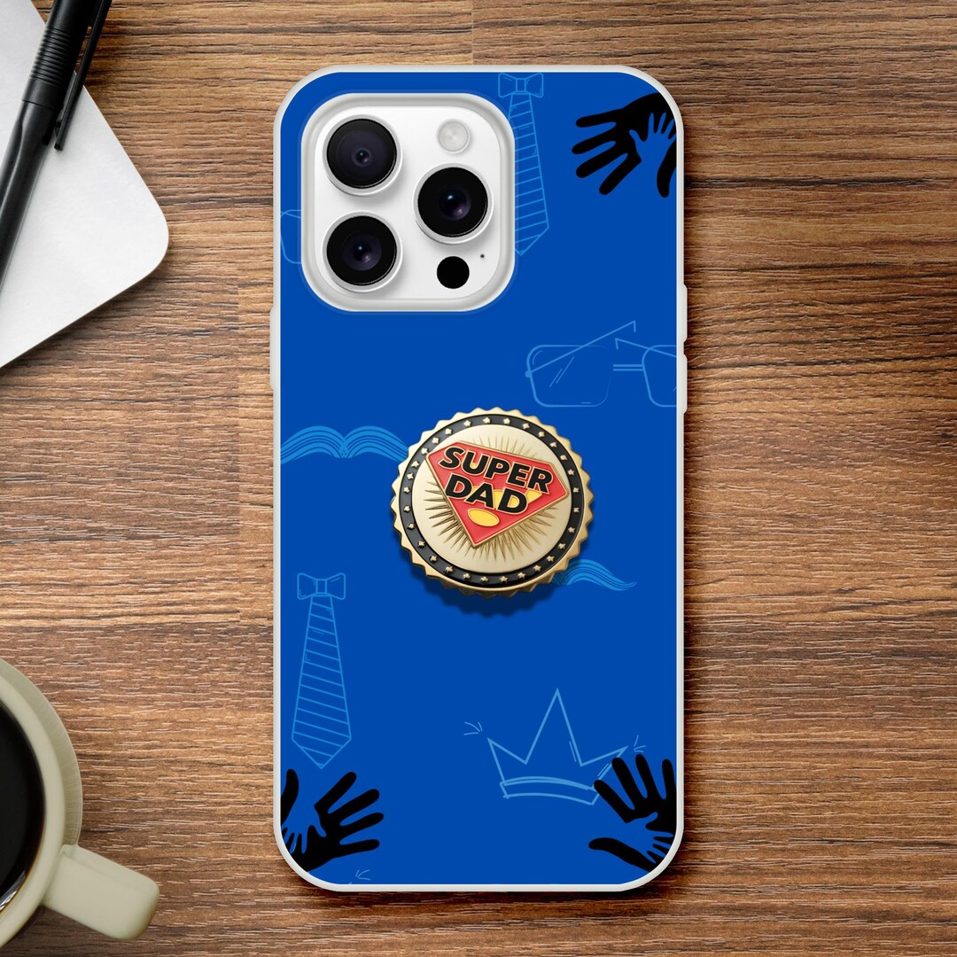 Super Dad iPhone Case – Father’s Day Gift for Dad, Superhero Phone ...