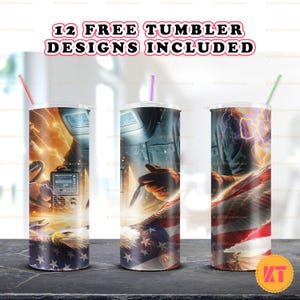 Welder American Flag Skinny 20 oz Tumbler Sublimation Design PNG - Welder Officer Tumbler Straight and Tapered PNG - Welder UsA Flag PNG