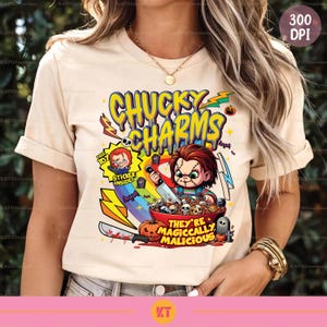 Design de sublimação de Halloween de terror PNG - Halloween assustador PNG - Camiseta de personagem de terror PNG
