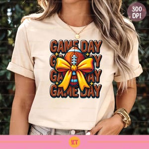 Game Day Football Sublimation Design PNG - American Football Design PNG - Football Game Day Shirt PNG