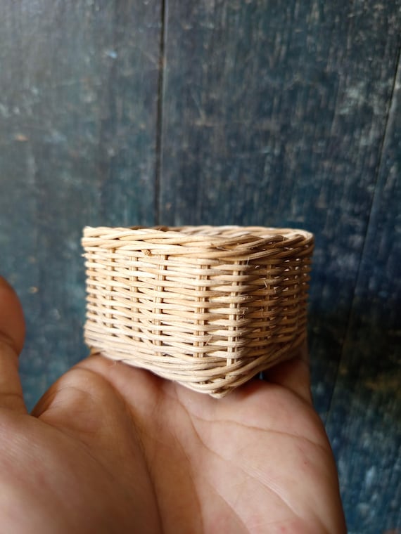 KENSO panier miniature de maison de poupée 10 pcs Dollhouse Panier Exquis Réutilisable Miniature KENSO panier miniature de maison de poupée 10 pcs Dollhouse Panier Exquis Réutilisable Miniature
