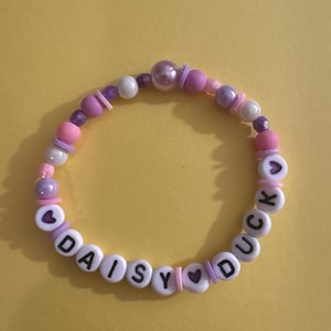 Daisy Duck Inspired Hand Beaded Friendship Bracelet | Disney Cruise| Fish Extender | WDW|DL| DCL|Vacation|Dapper Day|DisneyBounding|Birthday