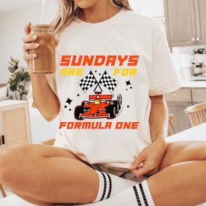 Formula One Racing T-Shirt: Red Race Car, Motorsport Fan Gift