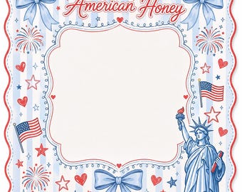 Tapis de mahjong américain au miel, décoration de table de jeu patriotique sur le thème des États-Unis