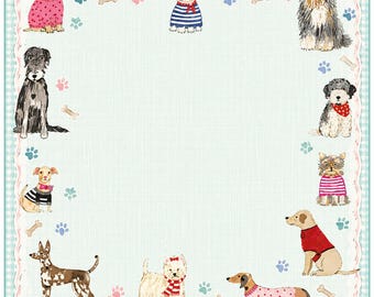 Tapis de mahjong BCBG pour chien, housse de table pour animal de compagnie grand millénaire côtier