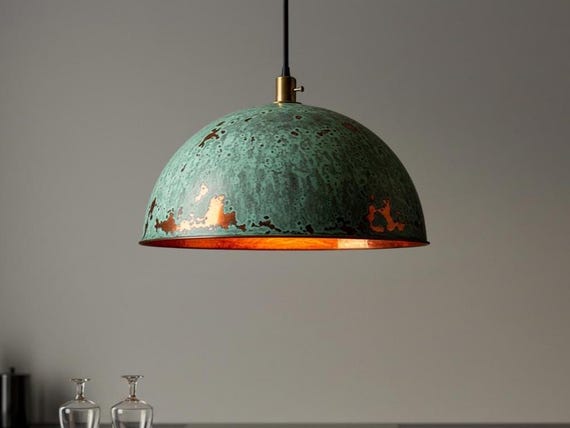 Handmade Moroccan Copper Pendant Light: Farmhouse Kitchen Island Lighting