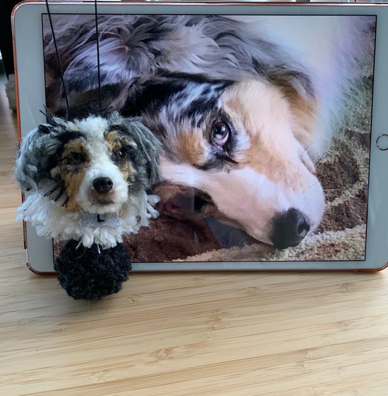 Made to order dog pom poms animal Pom Pom custom dog Etsy