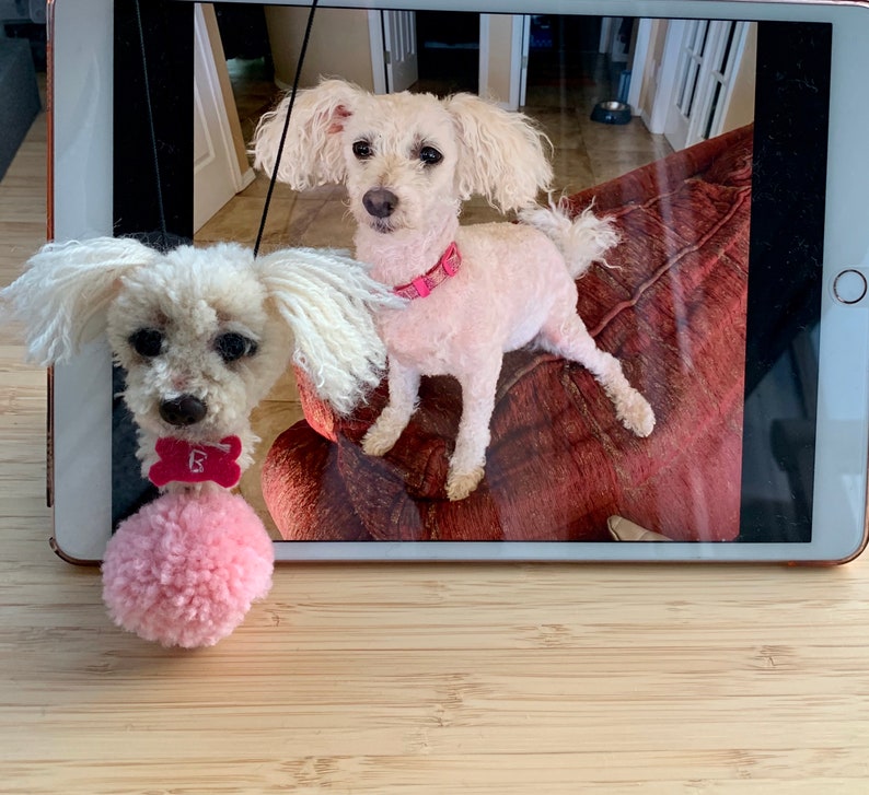 Made to order dog pom poms animal Pom Pom custom dog Etsy