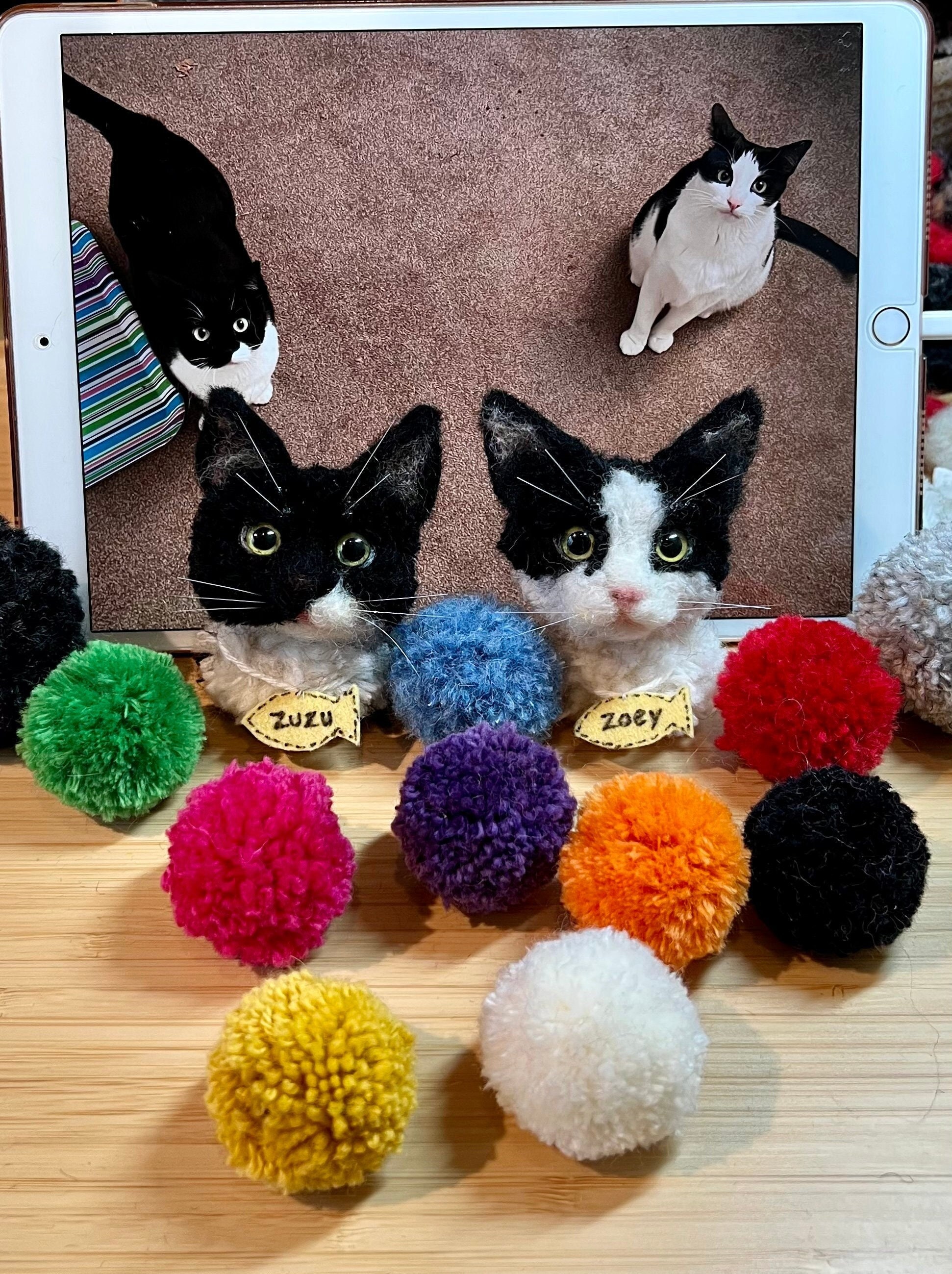 Made to Order Custom Cat Pom Pom Etsy