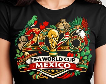 2026 Mexiko WM 2026, Fussball WM 2026, mexikanische Kultur Fussball Trophäe (Digitaler Download)
