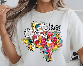Blumenzustand Texas PNG | Western Sublimationsdesign (Digitaler Download)