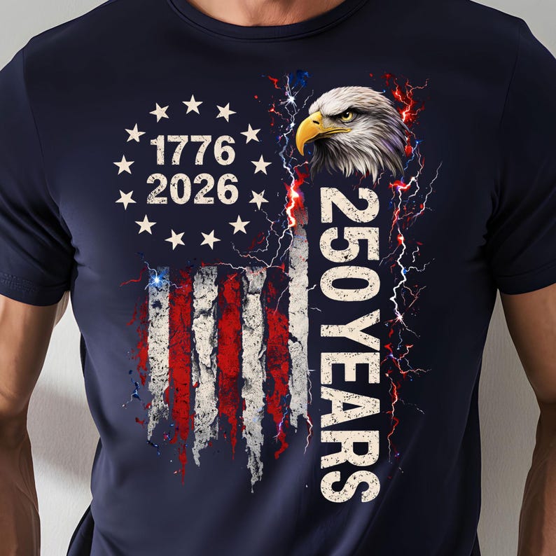 Patriotic eagle and flag PNG for Independence Day apparel