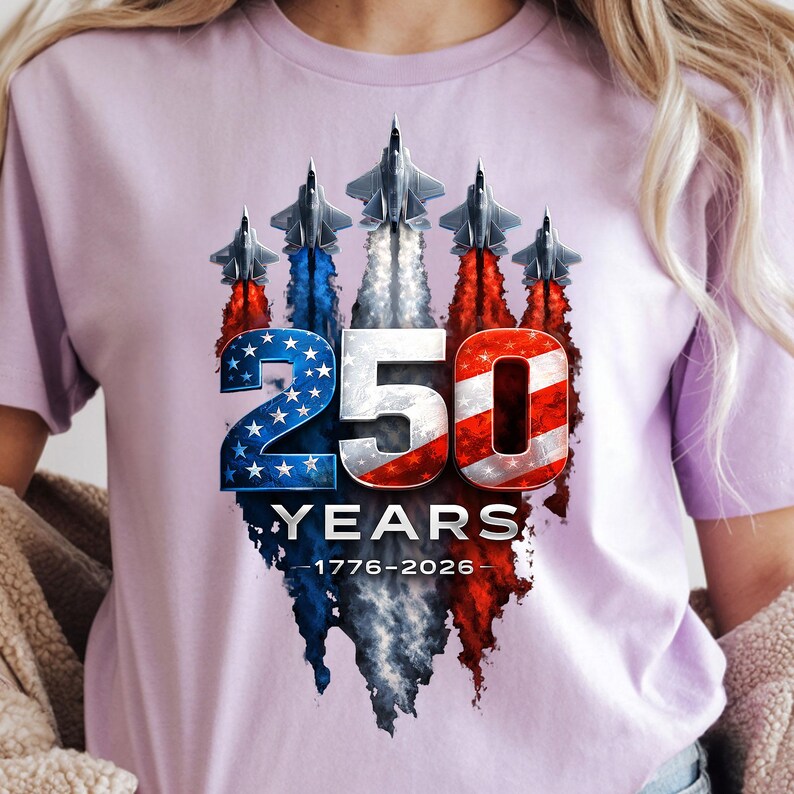 Veteran tribute digital design with fighter jets and patriotic USA graphics.