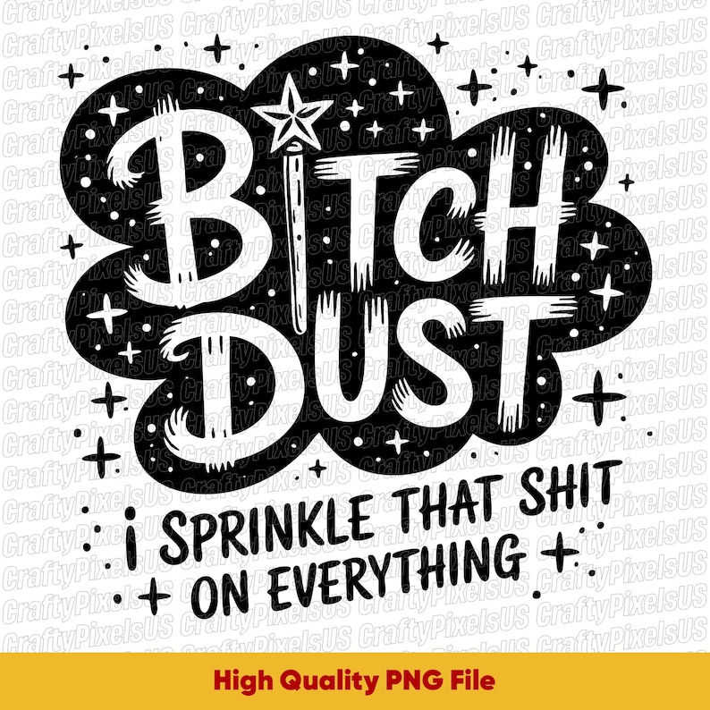 Sarcastic funny quote PNG digital download for crafters and designers.