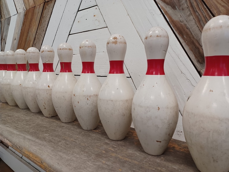Antique Wooden Bowling Pin Vintage Bowling Pin Mantle - Etsy