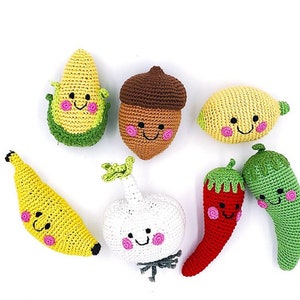 Red Chili Hot Pepper Handmade Kids Play Food Vegetable Toy Pebble Fair ...