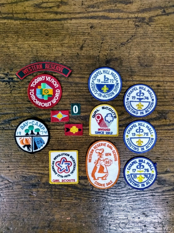 Toppa vintage / Toppe da cucire / Girl Scout / Boy Scout