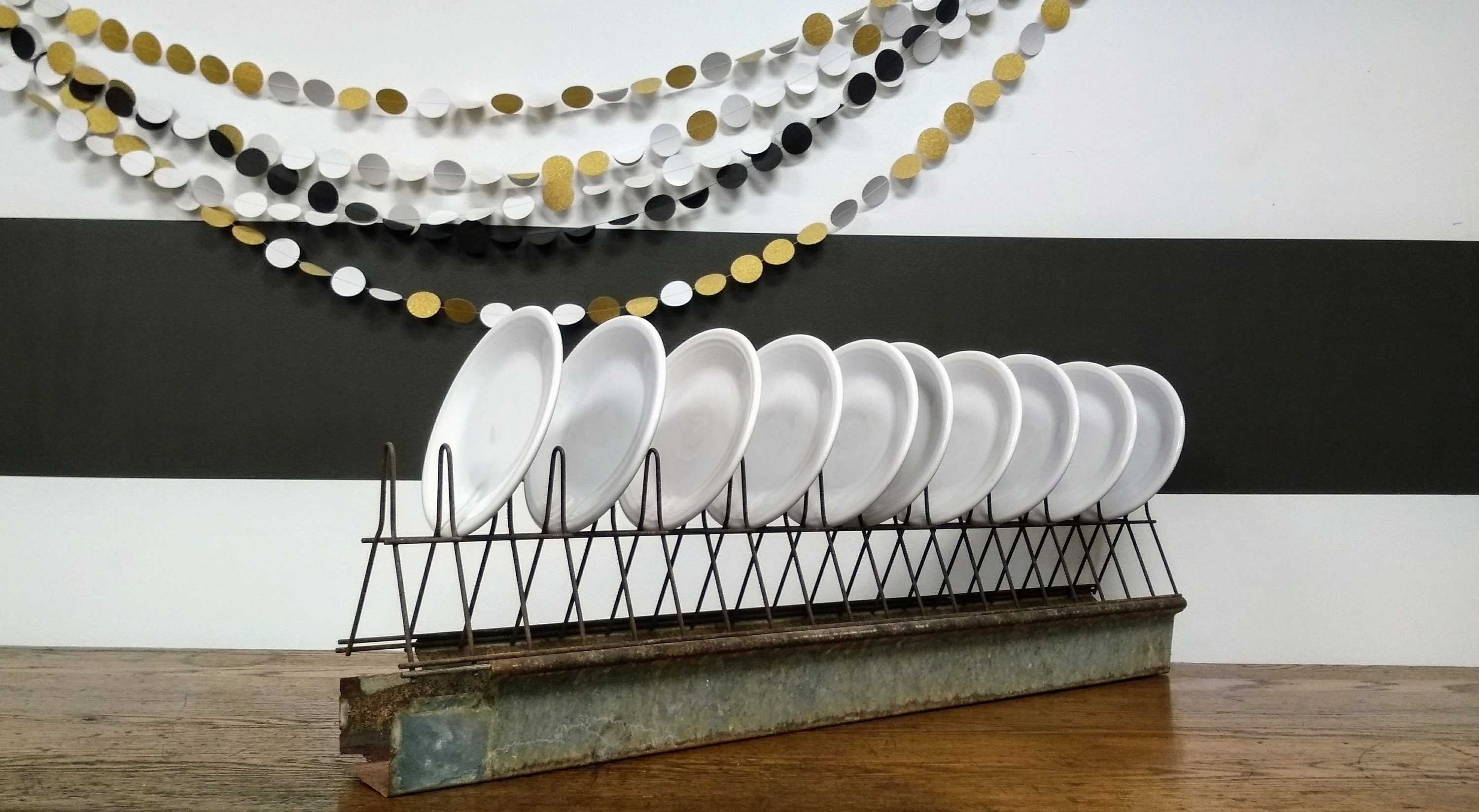 Farmhouse Decor Galvanized Chicken Feeder Trough Vintage Etsy