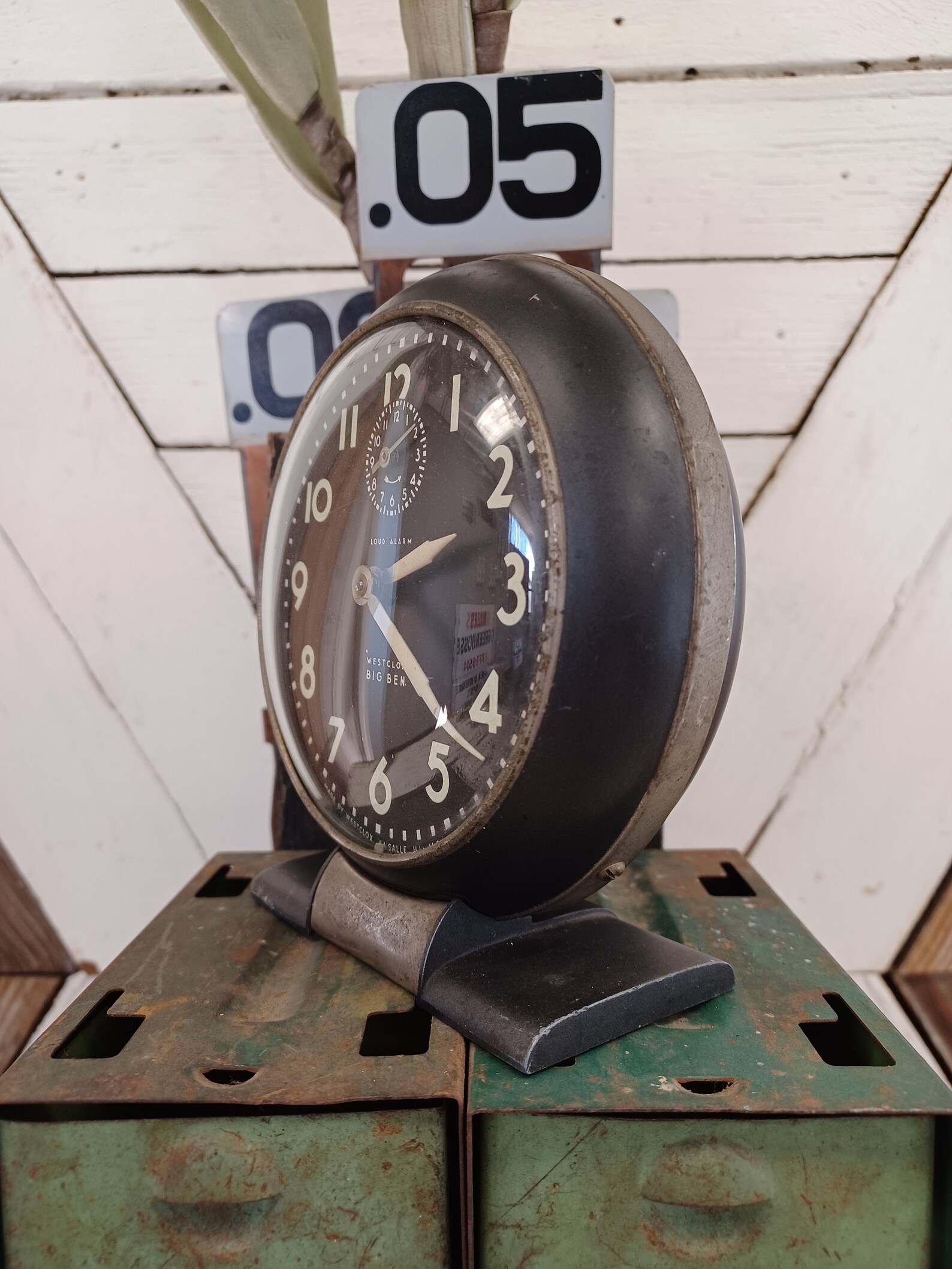 Antique Westclox Big Ben Alarm Clock Blackmidcentury Modern Etsy