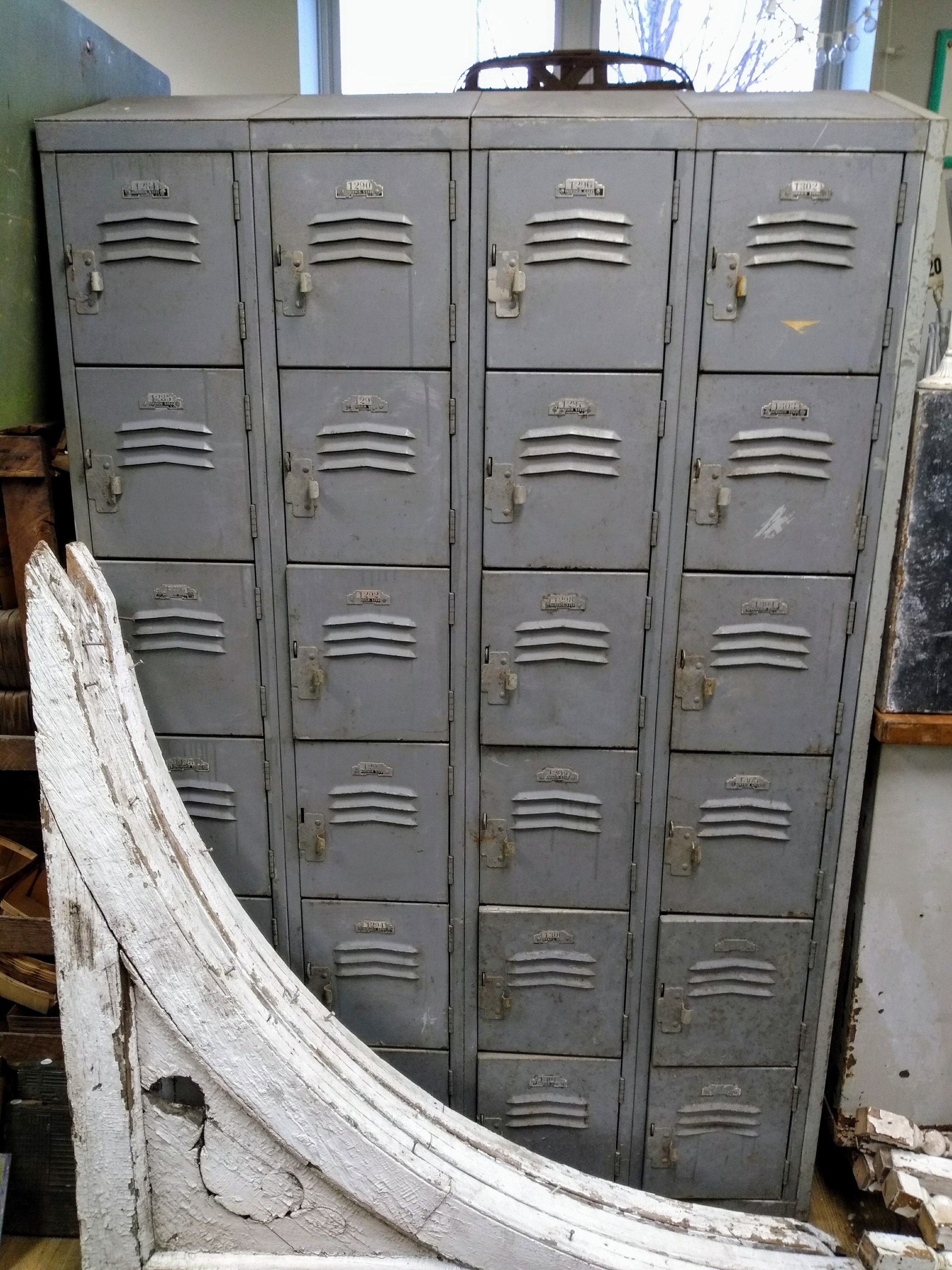 Industrial Vintage Lockers Factory Lockers School Lockers Etsy