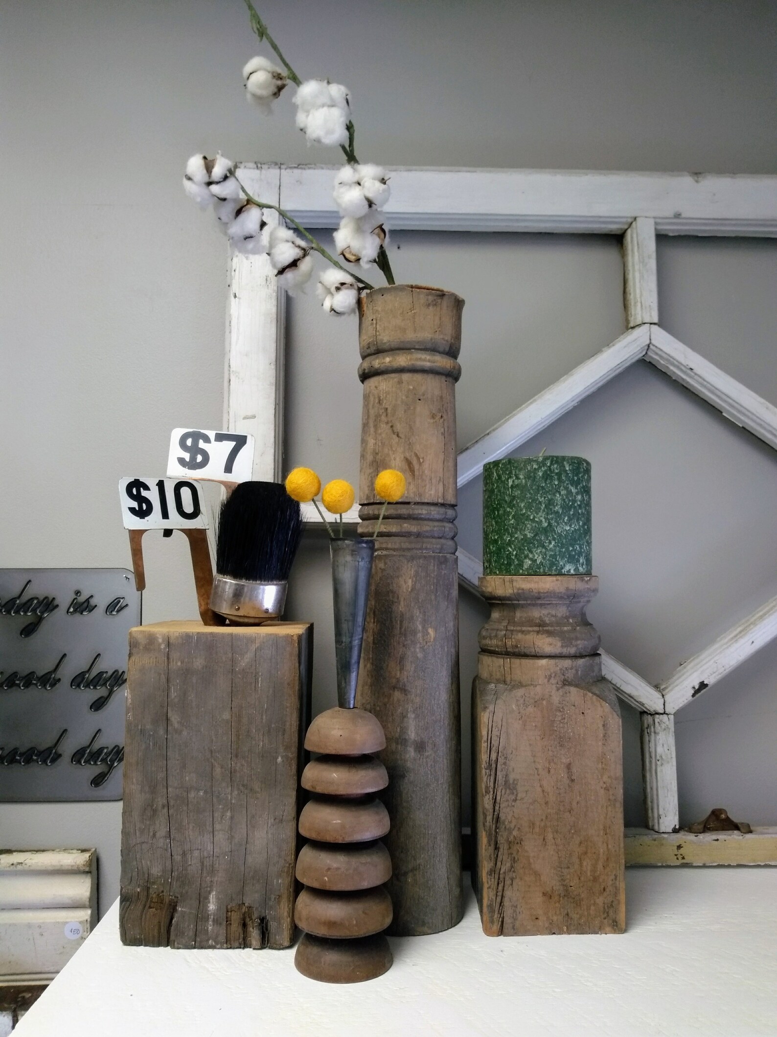 Candlestick Baluster Candle Stick Architectural Salvage Etsy