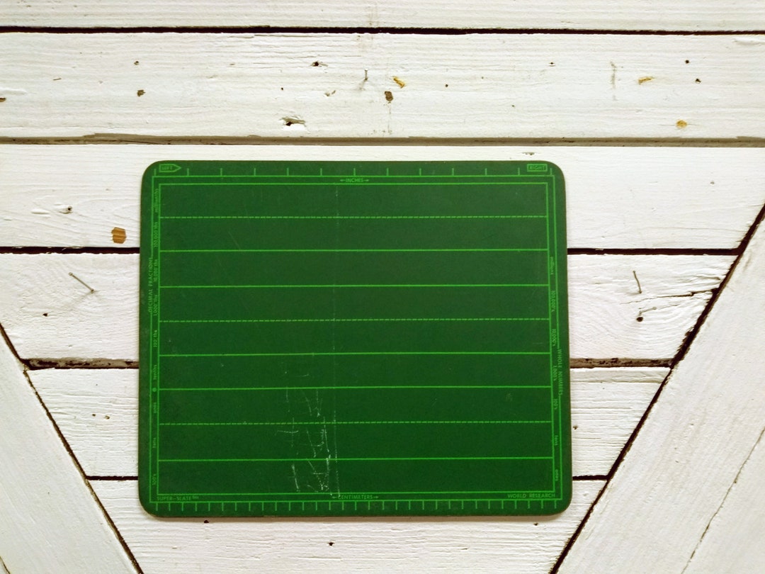 Vintage Green Chalkboard Old Chalkboard Sign Children's School Tablet