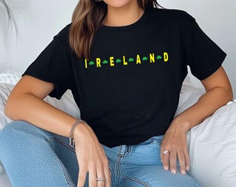 Camiseta de hoja de trébol celta: camiseta suave con orgullo irlandés