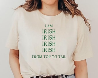 Funny Irish Pride T-Shirt: St. Patrick's Day Shamrock Tee