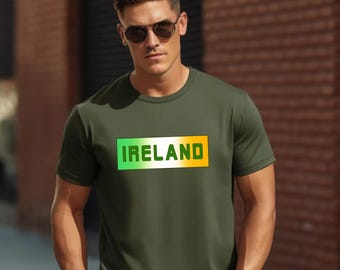 Vintage Irland Grafik-T-Shirt: Keltisches Shamrock-Design, irisches Erb-Shirt