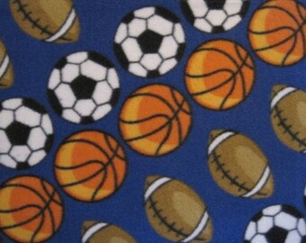 Basketballs, Footballs, Soccer Balls with Black Stadium Throw