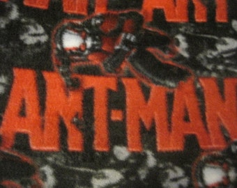 Ant-Man with Gray Handmade Fleece Double Layer Blanket - Ready to Ship Now