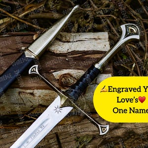 Personligt medeltida svärd, specialdesignat svärd, lasergraverat medeltida svärd, present till honom, present till make, present till pojkvän, svensexa