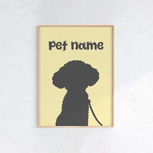 Custom Pet Cartoon Portrait – Personalized Dog or Cat Character Illustration – Unique Pet Lover Gift – Wall Art for Pet Owners