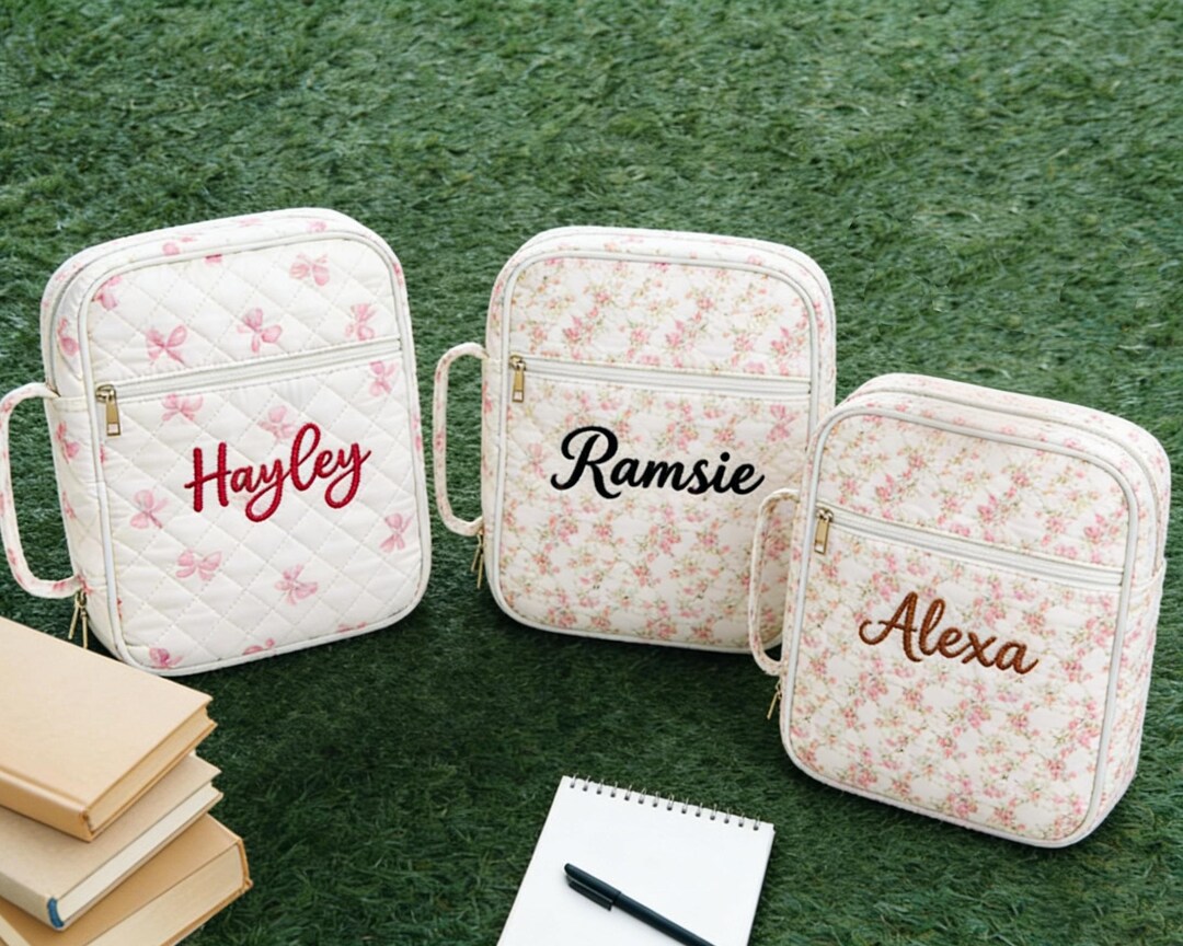 Printed Fabric Book Covers and Protective Book Bags—back-to-school or ...