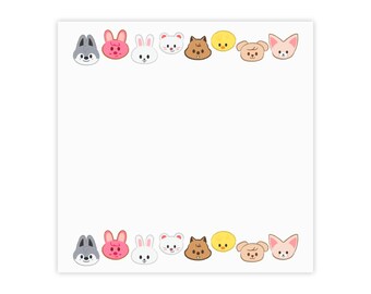 Baby Skzoo | Fan Made | Post-it Note Pads | Adorable Animal Sticky Notes