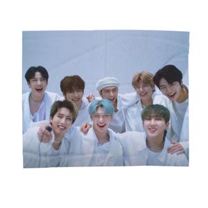 Stray Kids Blanket | Cozy Velveteen Plush Blanket | Perfect Gift, Home Decor, Cozy Nights, Living Room, Self-Care