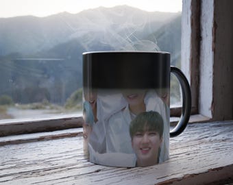 Stray Kids Color Changing Mug: SKZ Heat Reveal Mug