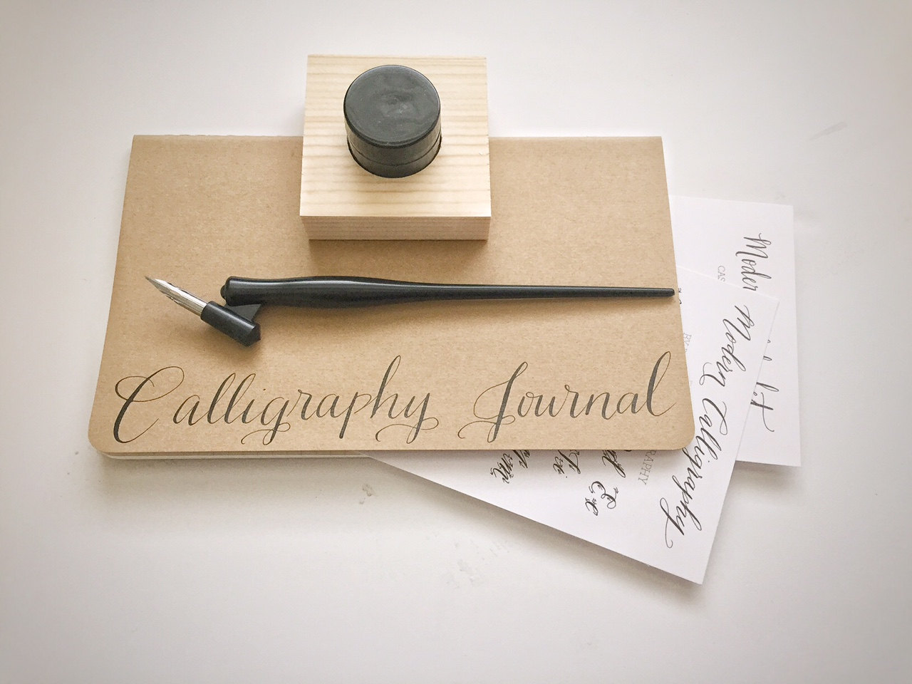 Modern Calligraphy Starter Kit Hand Lettering Practice, Modern Calligraphy  Set for Beginners, Includes Hand Lettering Workbook, Brush Pen 