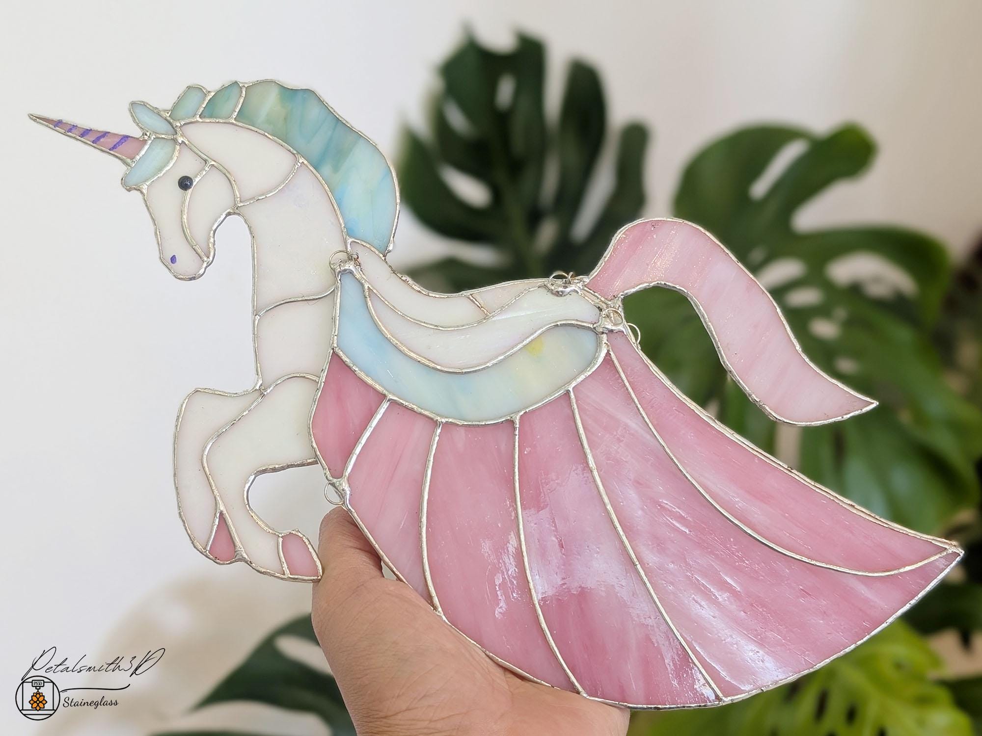 Stain Glass Unicorn - Etsy