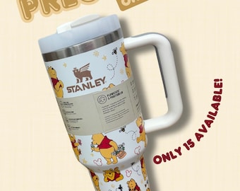 PREORDER ONLY Winnie The Pooh Stanley Tumbler Womens Birthday Gift Gifts for Her Sublimation Tumbler Custom Stanley Girls Winnie the Pooh