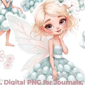 Pastel Fairy Sticker Bundle: Printable PNG & PDF