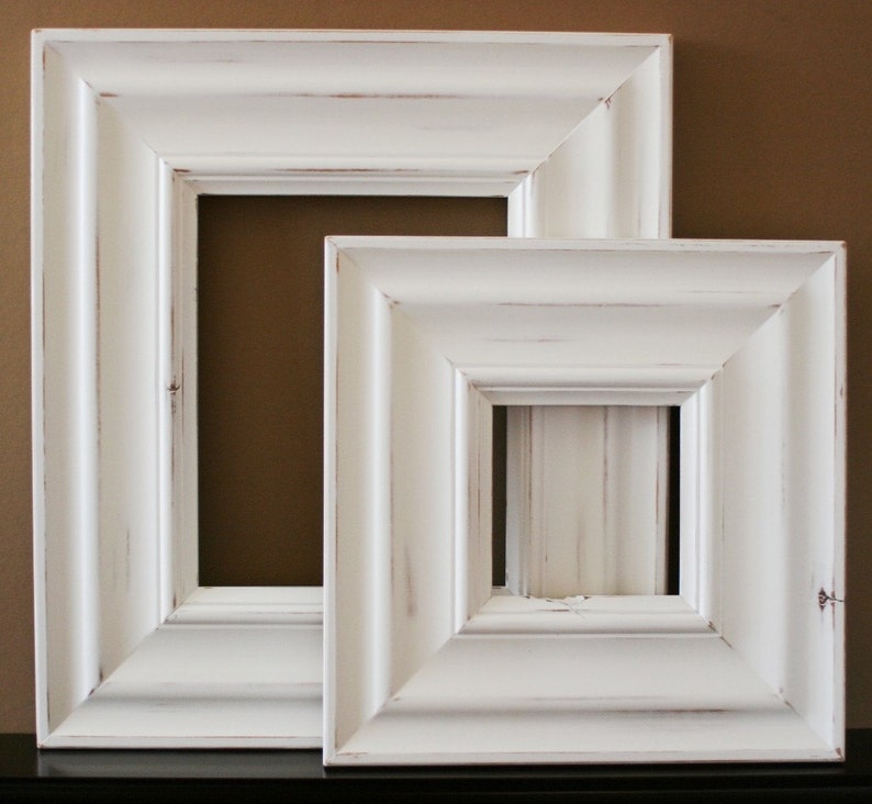 24x36 Picture Frame Madera Style White or Black Knotty Alder