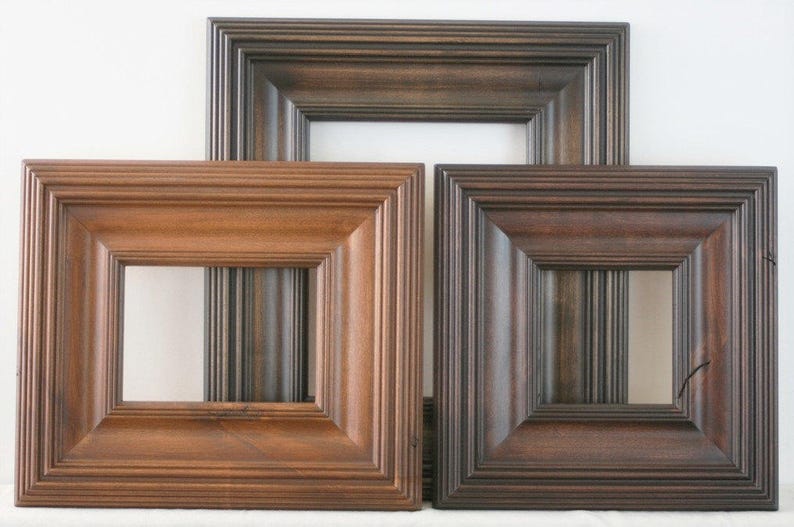 Knotty Alder 24x30 Picture Frame Whistler style in three stained finishes