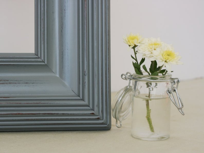 Sizes 12x16 to 16x20 Wood Picture Frame / Vintage White or Etsy