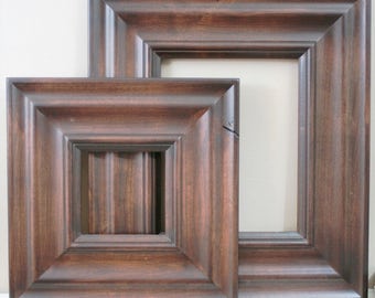 4x4 - 16x20 / Madera Style / Knotty Alder Wood / Picture Frame / Stain