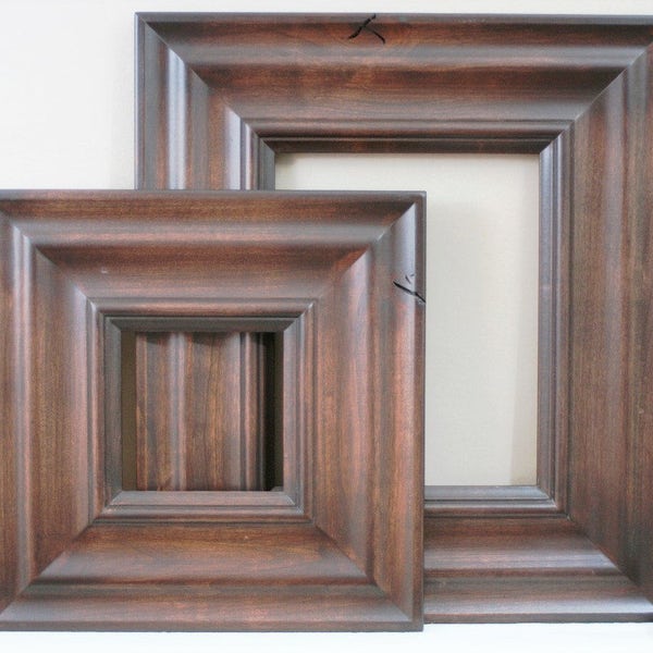 4x4 - 16x20 / Madera Style / Knotty Alder Wood / Picture Frame / Stain